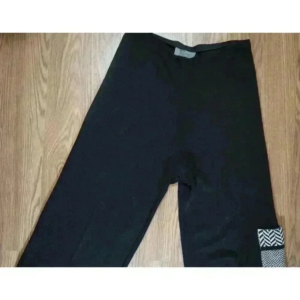 Roni Bis Women's Pull On Sweater Knit Pant with Leg Pocket, Size M - Picture 5 of 13